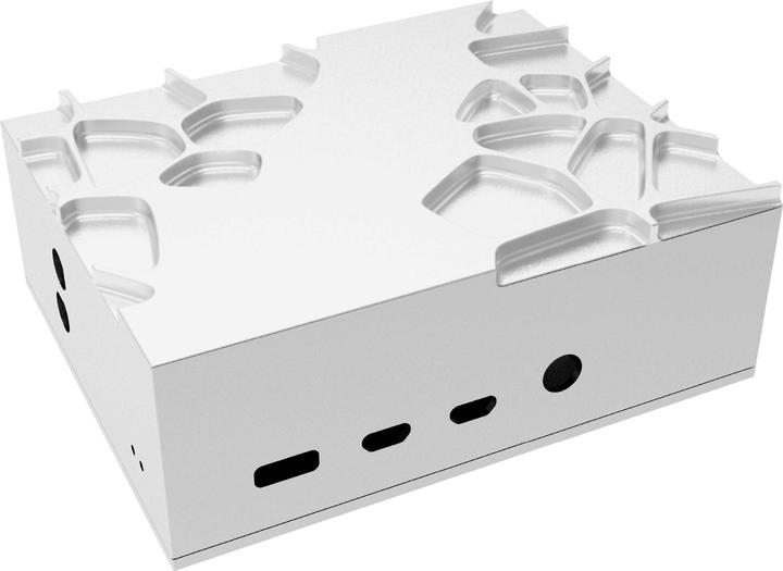 Actual product image Akasa Aluminium case for Raspberry Pi 4B with thermal kit
