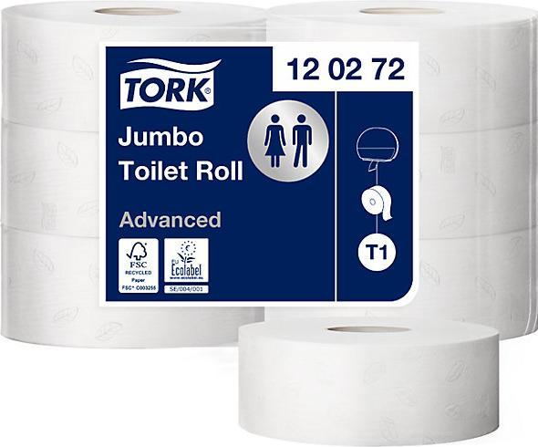 Produktbild kaiserkraft Toilettenpapier, Industrie-Jumborolle (6 x)