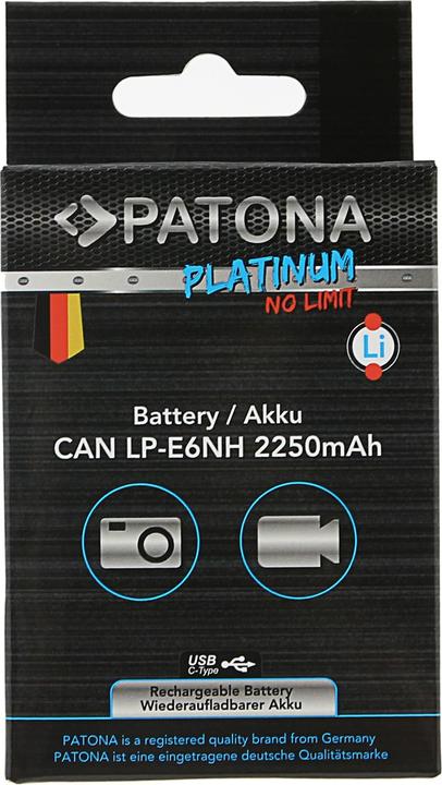 Produktbild Patona Platinum LP-E6NH (Kamera Akku)