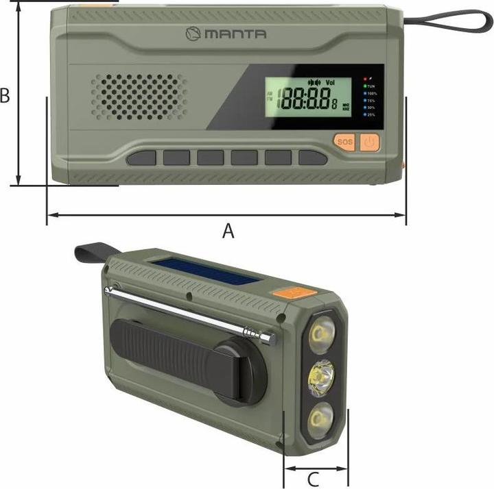 Produktbild Manta RDI401G Dynamo (FM)