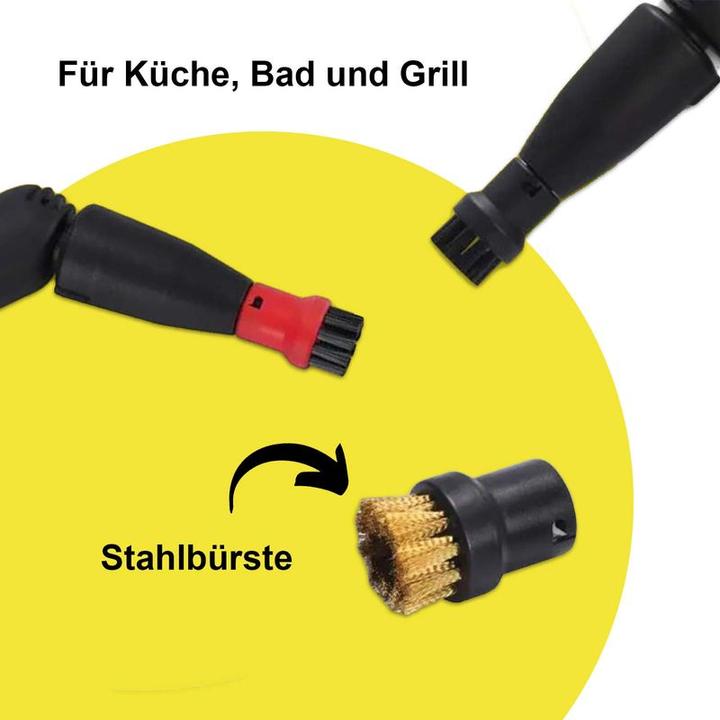 Image du produit Hermex 5-tlg. Alternatives Bürsten-Set für Kärcher Dampfreiniger SC1/SC2/SC3/SC4/SC5/SC7