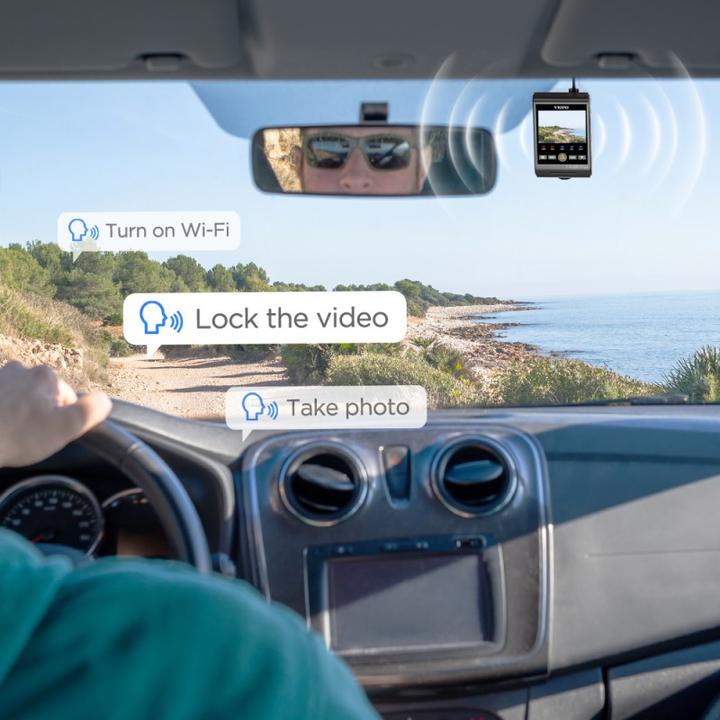 Actual product image Viofo A229 Plus 2CH - Dual dashcam (Built-in display, Bluetooth, Wi-Fi, Night vision, GPS receiver, Built-in microphone, 2K)