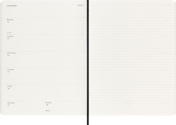 Image du produit Moleskine Agenda scolaire Soft Cover (19 x 25 cm, Anglais)