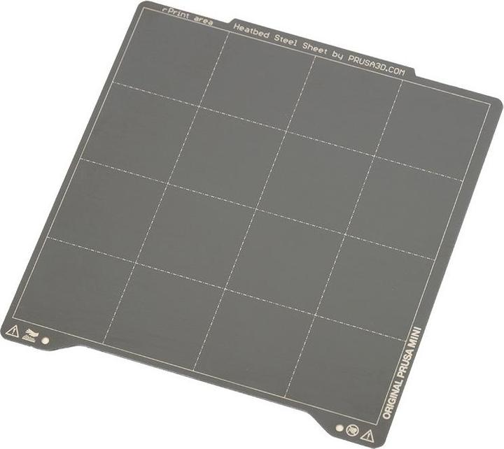 Image du produit Prusa Plaque de compression en acier à ressort MINI avec couche PEI lisse double face