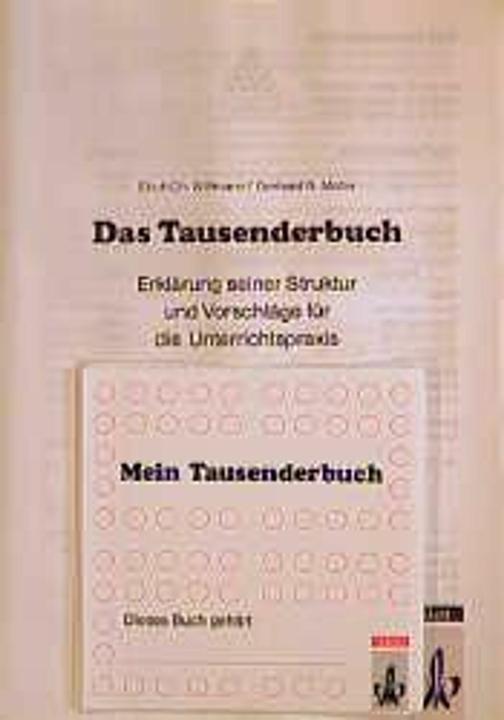 Produktbild Das Zahlenbuch (3. Schuljahr): Mein Tausenderbuch (Deutsch, 1991)