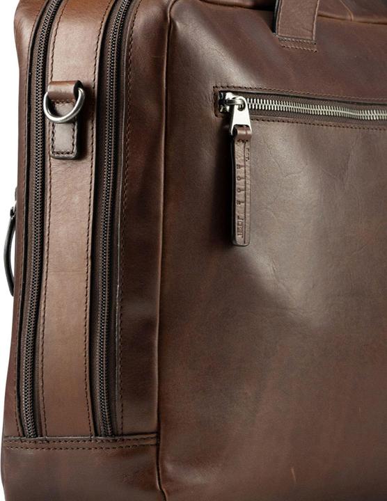 Actual product image Jost Lund briefcase leather 40.5 cm laptop compartment (16.54")