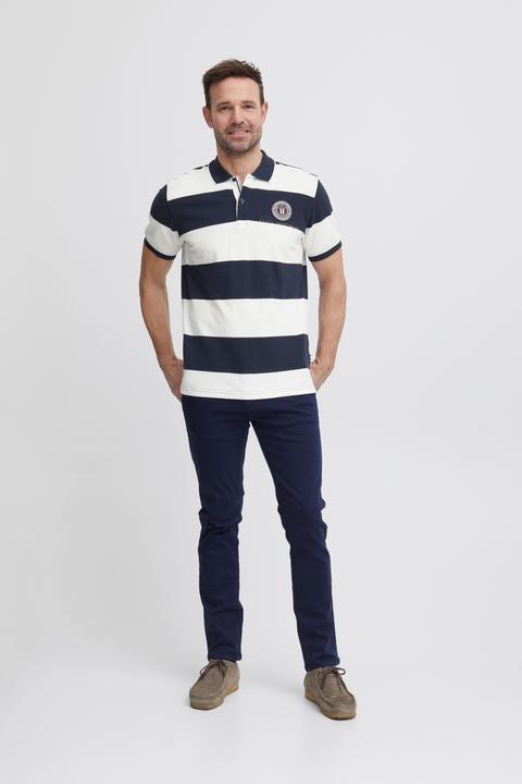 Immagine prodotto FQ1924 FQPeter polo a righe con stemma 21900639 (M)