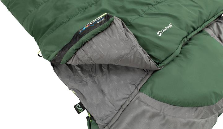 Image du produit Outwell sac de couchage Contour Lux XL polyester, vert (235 cm)