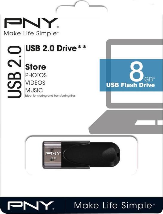 Actual product image PNY Attaché 4 (8 GB, USB-A)