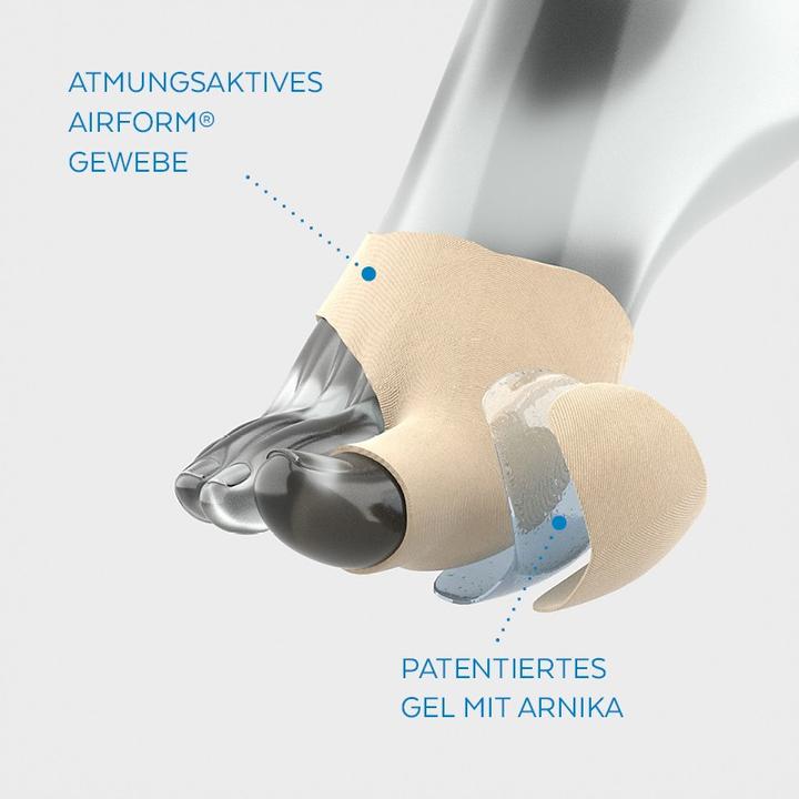 Immagine prodotto Poderm Doppia protezione per l'alluce valgo e il dolore plantare del tallone (Decompressione, 202.50 ml)
