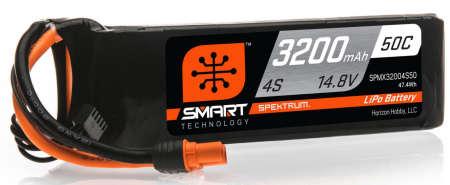 Produktbild Spektrum 3200mAh 4S 14.8V 50C Smart LiPo Battery IC3 (14.80 V, 3200 mAh)
