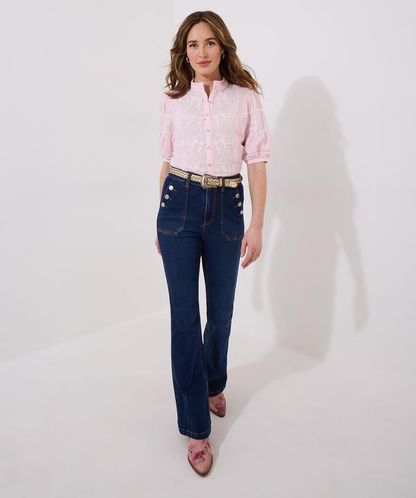 Immagine prodotto Joe Browns Frilly Neck Broderie Embroidered Blouse