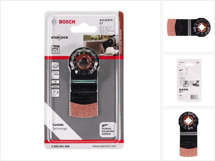 Produktbild Bosch Professional Zubehör Carbide-RIFF Tauchsägeblatt AIZ 32 RT5, 30 x 32 mm