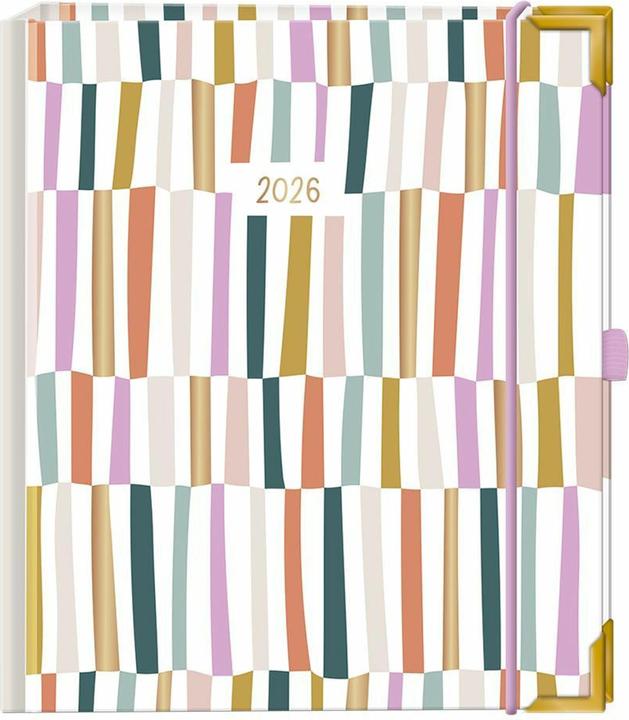 Terminplaner A5 Premium 2026 Bunt (Deutsch)