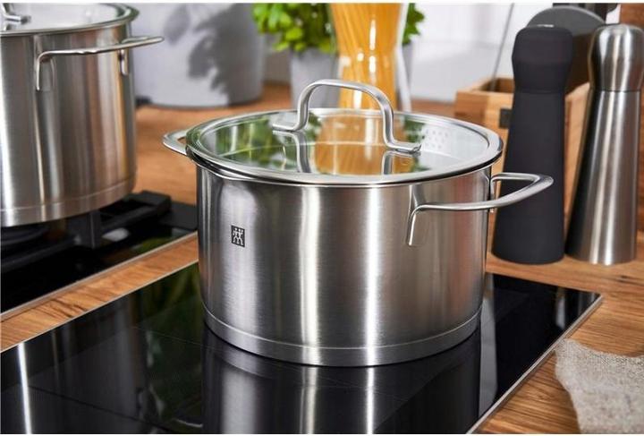 Produktbild Zwilling TrueFlow Kochgeschirr-Set | 4tlg. (Pfannenset + Topfset, Edelstahl)
