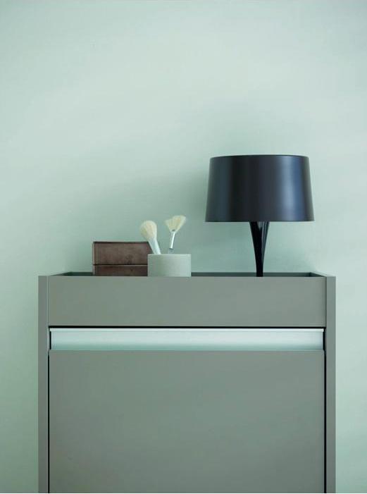 Actual product image Duravit Roll container KETHO 360x500x670mm Ans right basalt matt