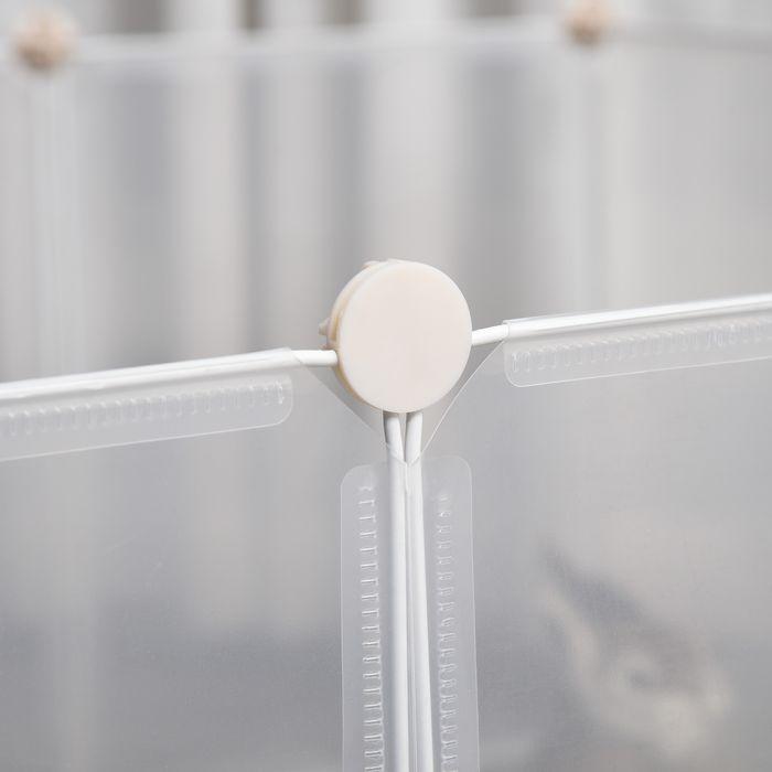 Produktbild Swisshandel24 Freilaufgehege Laufgitter DIY Freigehege Gittergehege Absperrgitter Kleine Haustiere Laufstall für I