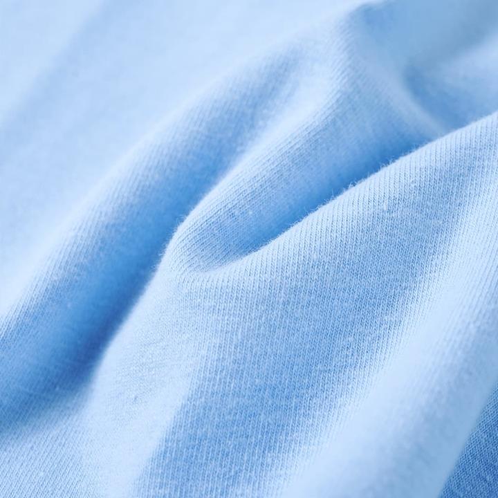 Immagine prodotto VidaXL Maglietta da bambino con maniche arricciate blu chiaro 128,Materiale (128)