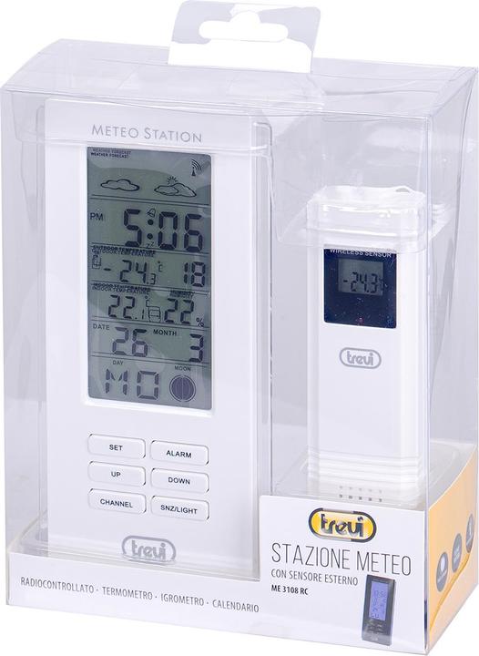 Produktbild Trevi Wetterstation ME 3108 RC Weiss