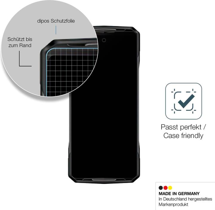 Immagine prodotto Dipos Anti-Shock Pellicola Protettiva opaco (1 Pezzo/i, Doogee N40 Pro)