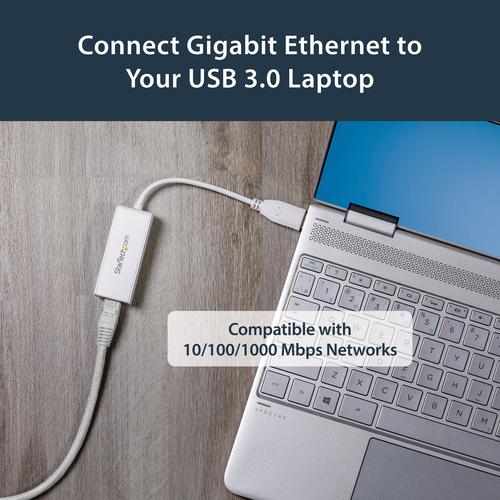Produktbild StarTech USB 3.0 auf Gigabit Ethernet Lan Adapter (USB 3.0, RJ45 (1x))