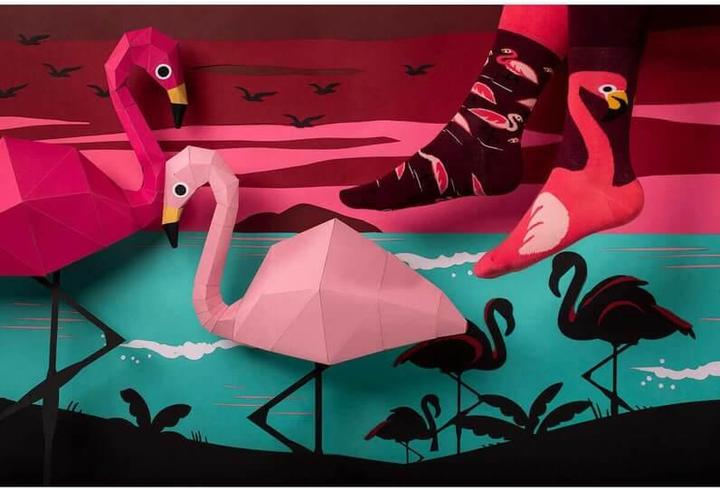 Actual product image Many Mornings Pink Flamingo (Single pack, 43 - 46)