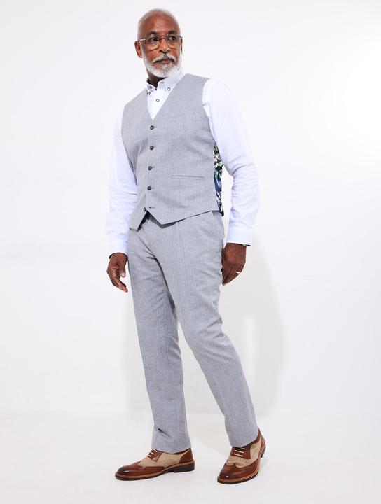 Actual product image Joe Browns Herringbone Linen Blend Waistcoat (Frequency band 38 (2600 MHz))