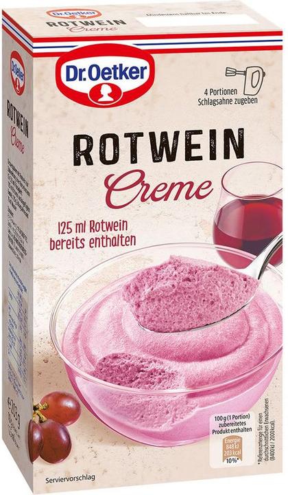 Image du produit Dr. Oetker Rotwein Creme (240 g)