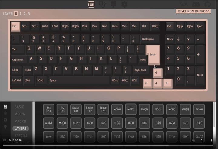 Actual product image Keychron K4 Pro (DE, Cable, Wireless)