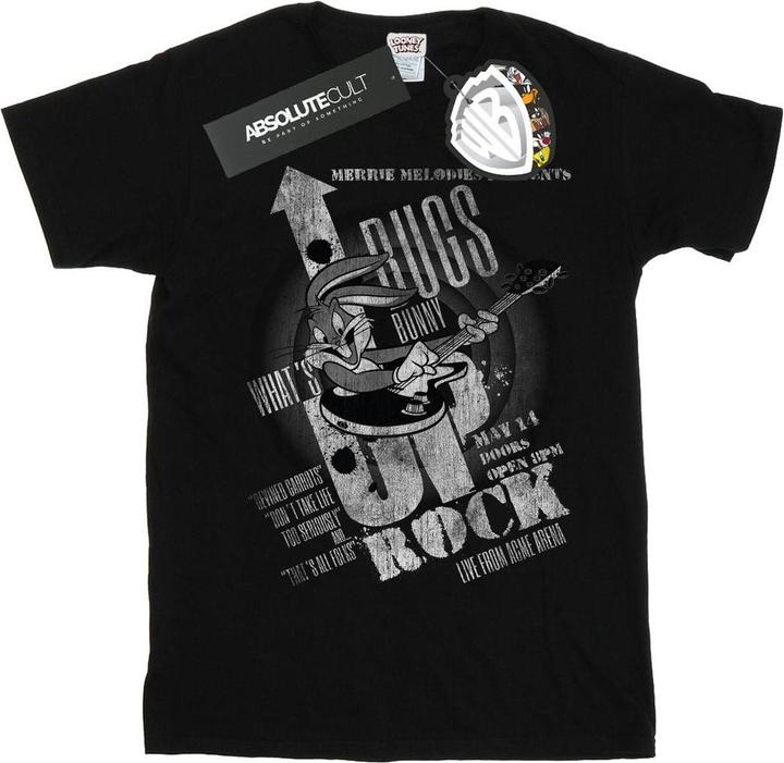 Looney Tunes Bugs Bunny What's Up Rock TShirt (XXL)