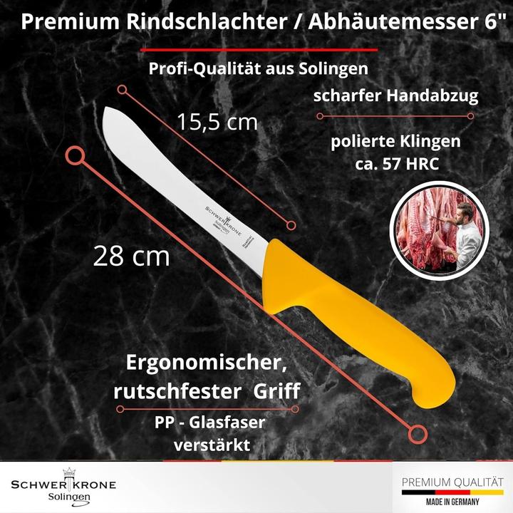 Produktbild Schwertkrone Metzgermesser Set (18 cm)