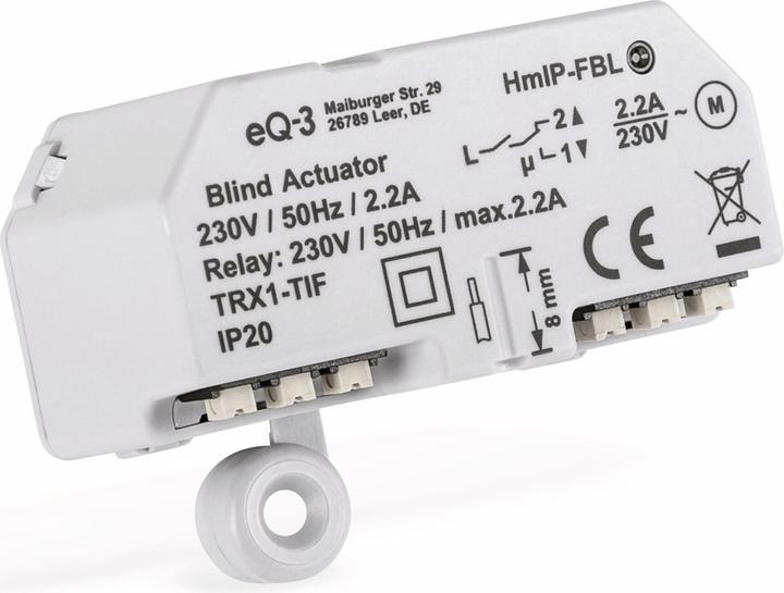 Actual product image EQ-3 Blind actuator (Shutter actuator)