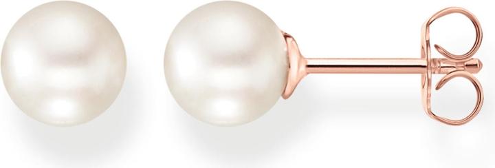Thomas Sabo Ohrstecker Perle Roségold (925er Silber)