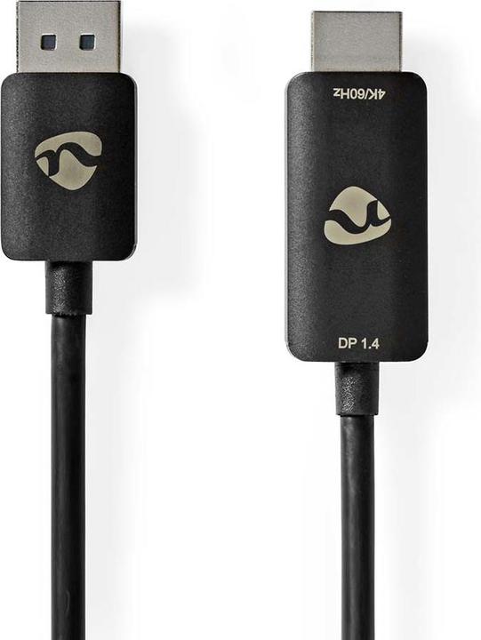 Produktbild Nedis Displayport-Adapter | DisplayPort Stecker | HDMI™ Stecker | 8K@30Hz | Vernickelt | Gerade | 1. (1.80 m, DisplayPort)