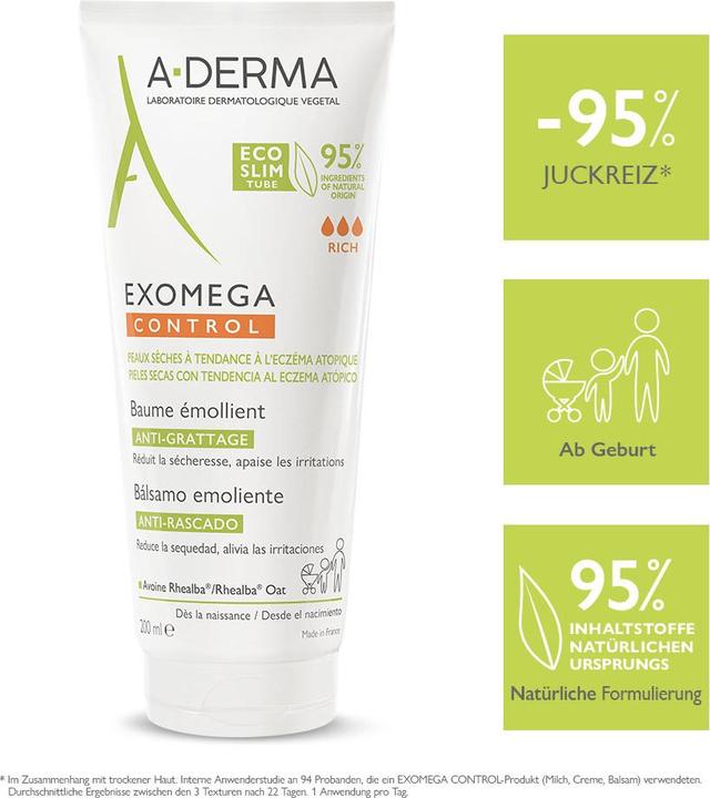 Image du produit A-Derma EXOMEGA CONTROL baume baume (Lait pour le corps, 200 ml)