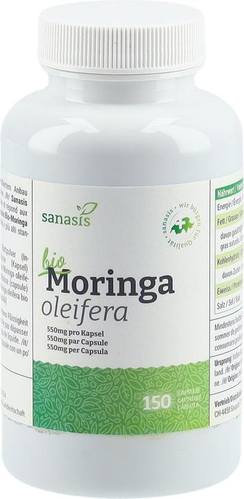 Sanasis BIO Moringa (150 Presslinge) (150 Stück, Kapseln, 67.50 g)