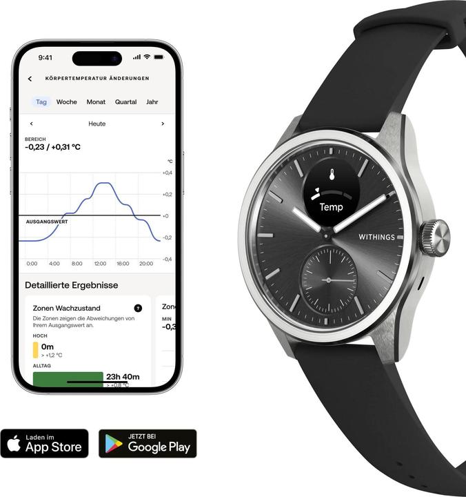Immagine prodotto Withings ScanWatch 2 (42 mm, Solo WiFi)