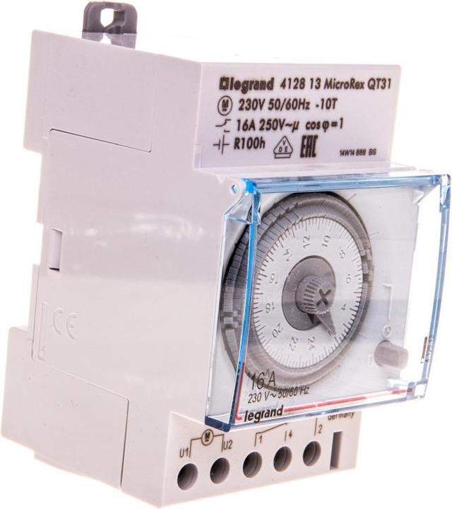 Image du produit Legrand MicroRex QT31 230V 50-60Hz 412813 Horloge journalière,quartz