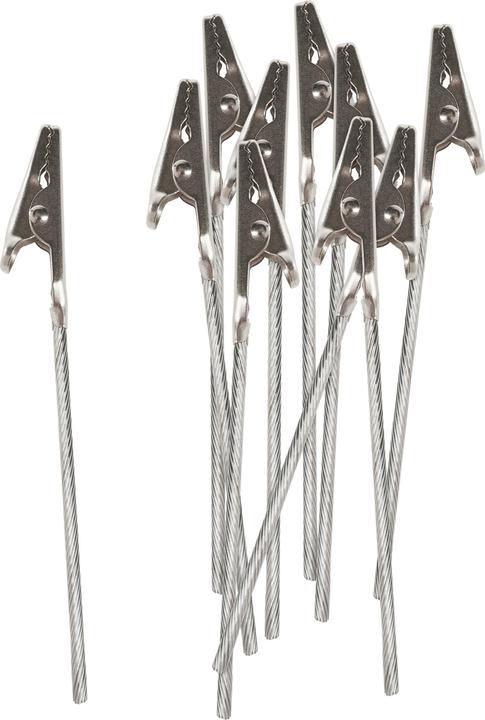 Produktbild VBS Memo-Halter "Klammer", ca. L 8,5 cm, 10 Stück (10 x)