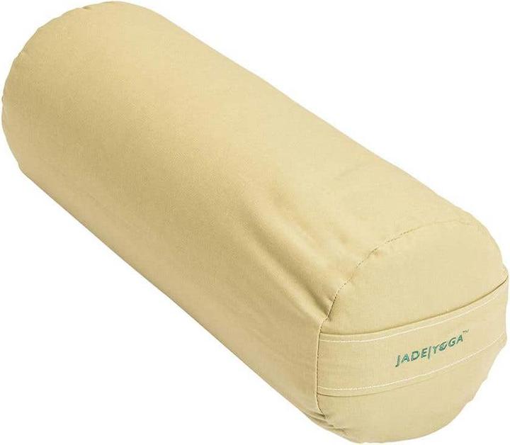 JadeYoga Organic Cotton Round Bolster