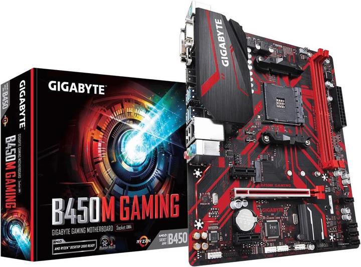 Immagine prodotto Gigabyte B450M Gioco (AM4, AMD B450, mATX)
