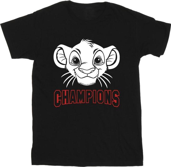 Disney The Lion King Simba Face Champion TShirt Jungen