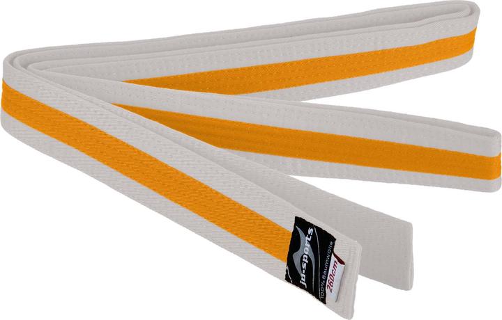 Ju-Sports Budogürtel weiss/gelb/weiss