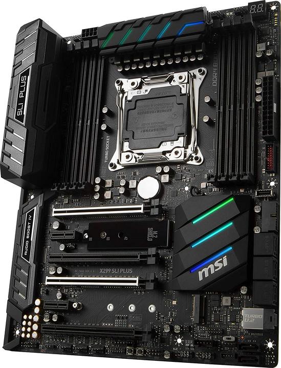 Produktbild MSI X299 SLI Plus (LGA 2066, Intel X299, ATX)