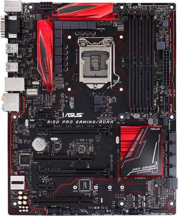 Produktbild ASUS B150 Pro Gaming/Aura (LGA 1151, Intel B150, ATX)