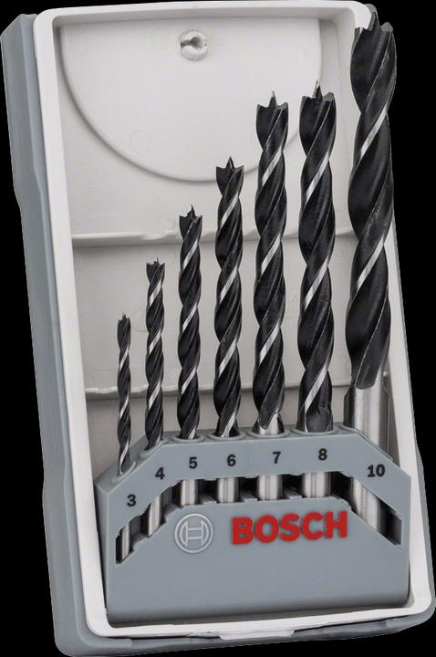 Productafbeelding Bosch Professional Zubehör Houtdraaiboor (6 mm, 3 mm, 5 mm, 8 mm, 2 mm, 4 mm)