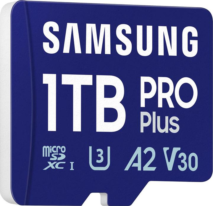 Image du produit Samsung PRO Plus avec lecteur de carte USB (1000 Go, microSDXC, U3, UHS-I)