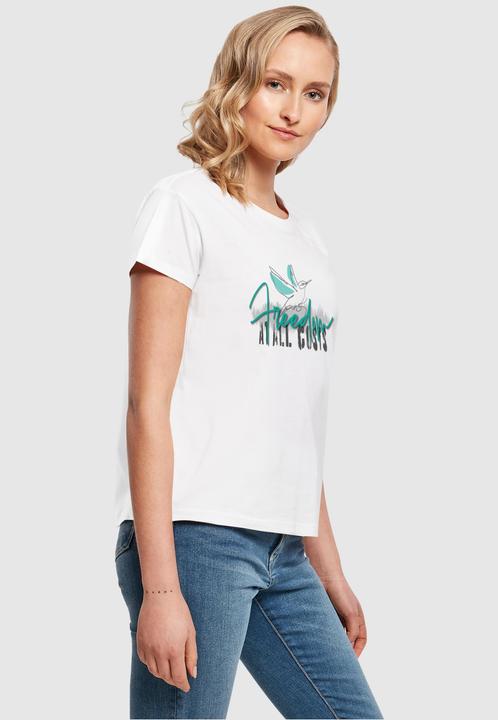 Actual product image Merchcode Ladies Freedom At All Costs Box Tee - 118439 (S)