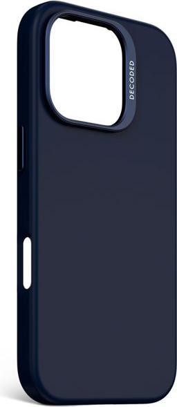 Actual product image Decoded AntiMicrobial Silicone Backcover Case with MagSafe for iPhone 16 Pro - Navy Blue (Apple iPhone 16 Pro)