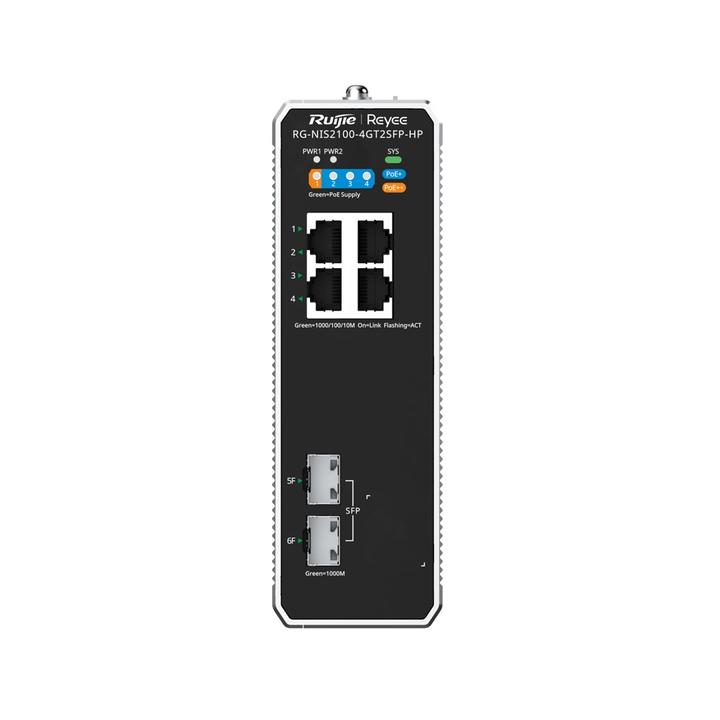 Produktbild Ruijie Reyee RG-NIS2100-4GT2SFP-HP Industrial switch (4 Ports)